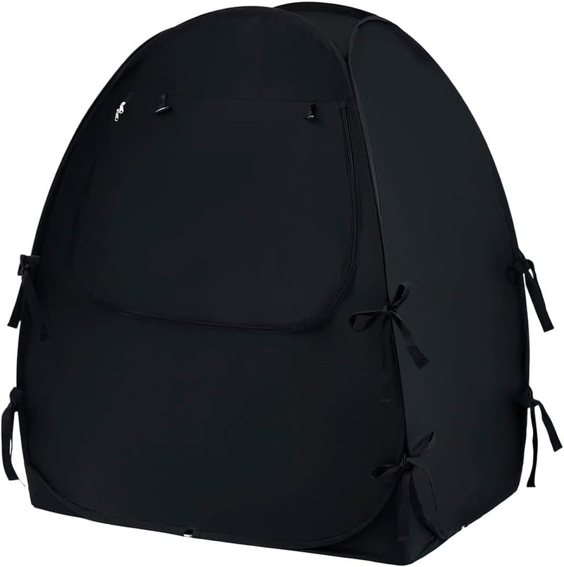 Akiky Pop Up Tent Crib Blackout Tent Mini Crib and Pack N Play Tent Travel Privacy Tent,Blackout Canopy Crib Cover, Sleep Pod for Kids Toddler Baby - Image 1